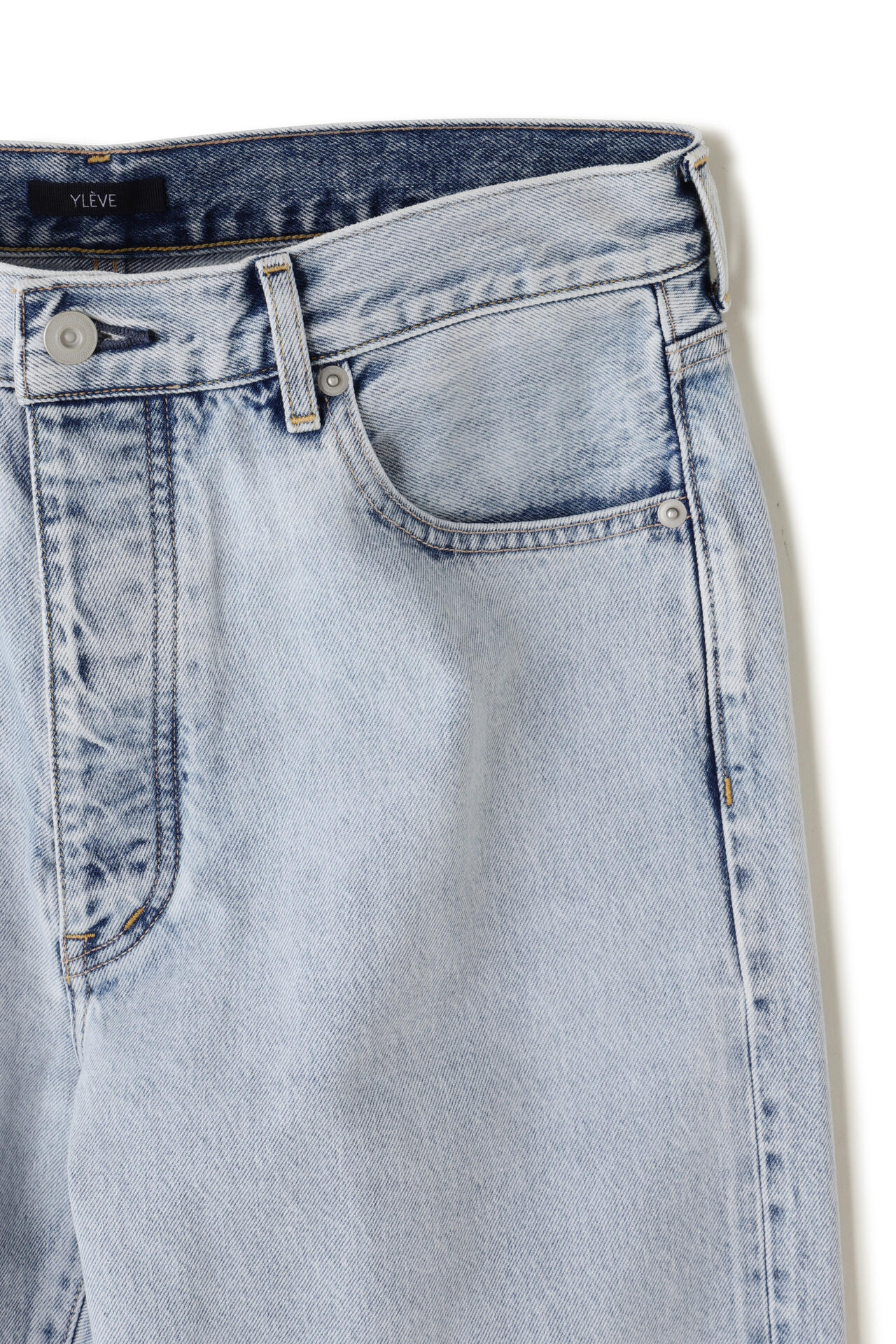 YLEVE / 13.5oz DENIM STRAIGHT FADE