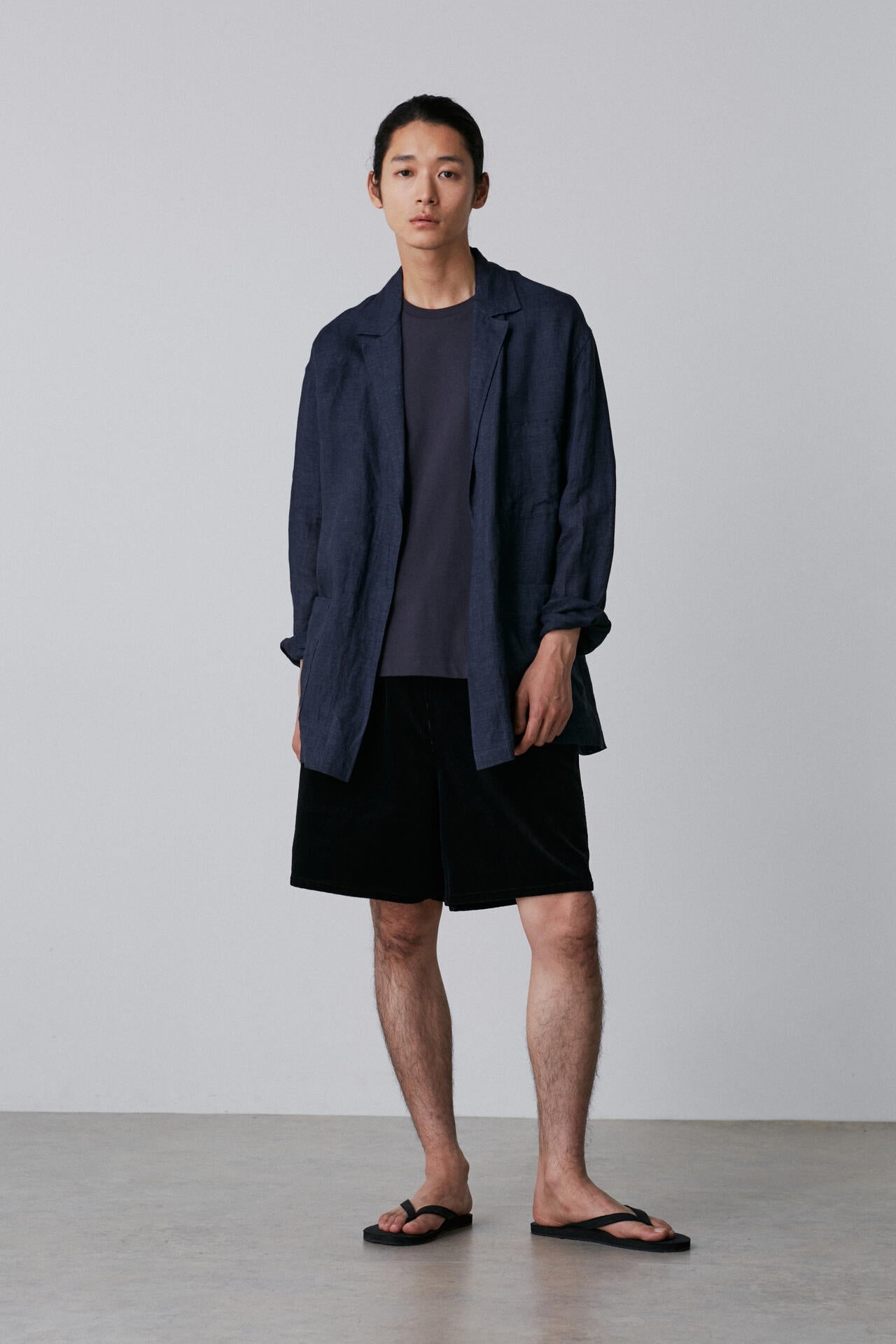 YLEVE / LINEN POPLIN JACKET
