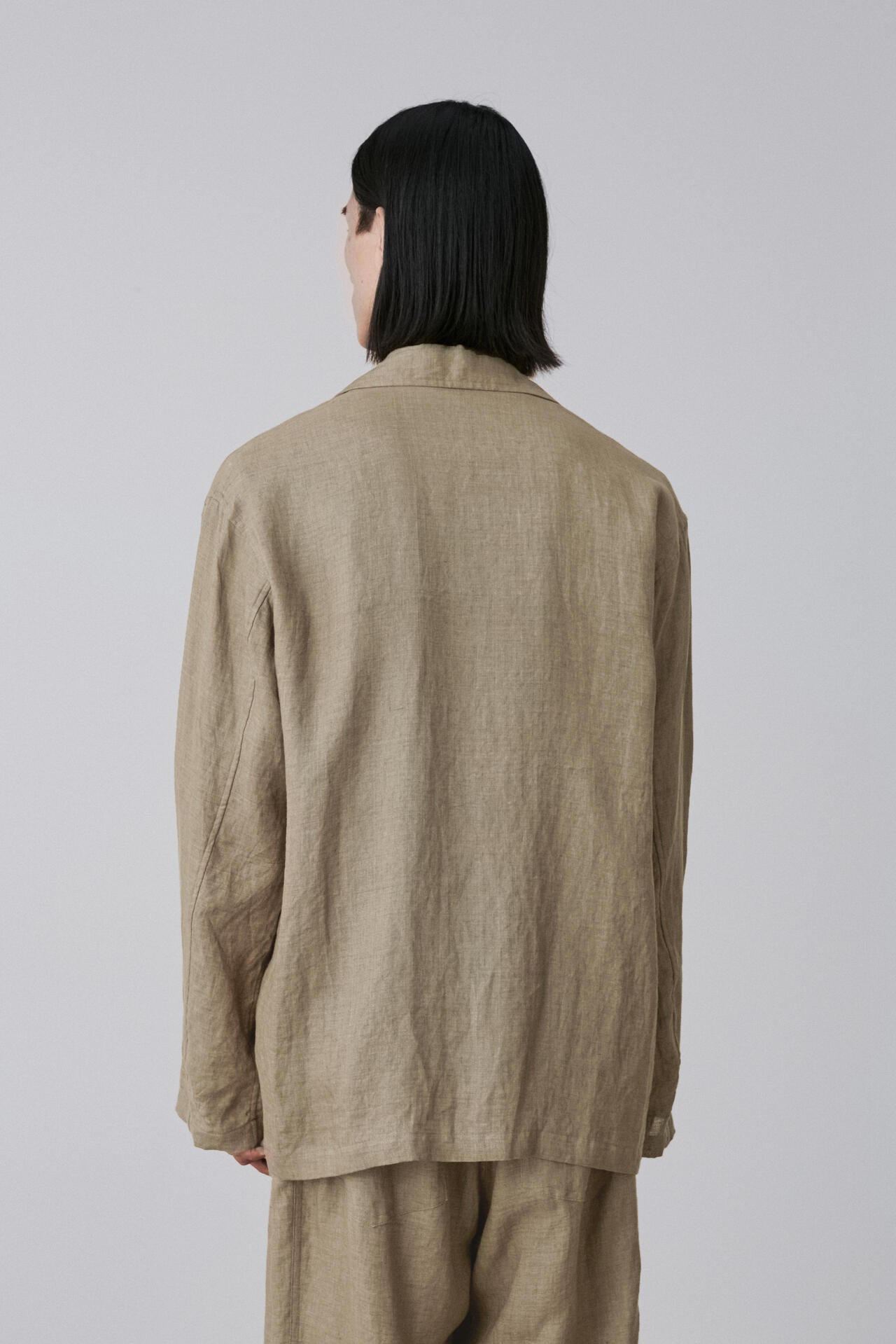 YLEVE / LINEN POPLIN JACKET