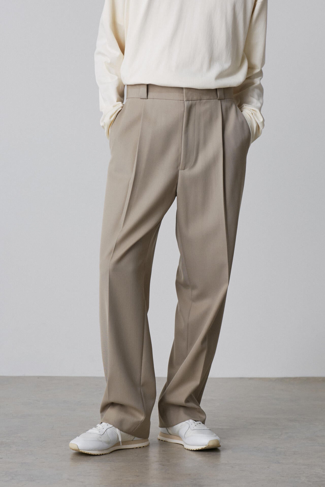 YLEVE / WOOL SURGE TROUSERS