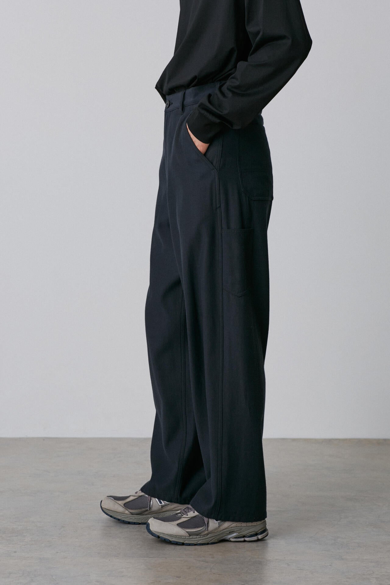 YLEVE / VISCOSE COTTON PAINTER TROUSERS