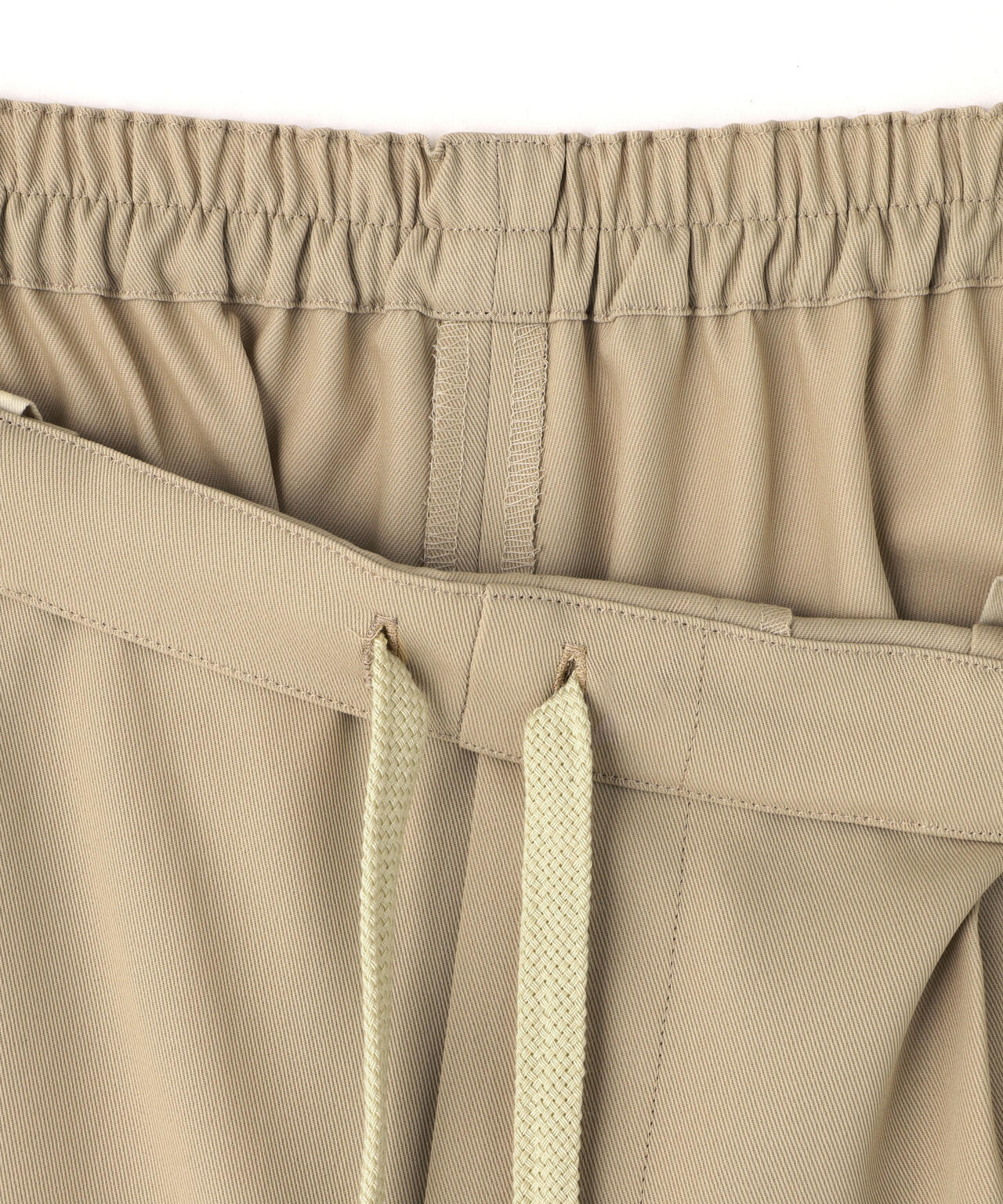 YLEVE / HIGHTWISTED COTTON GABA EASY TROUSERS