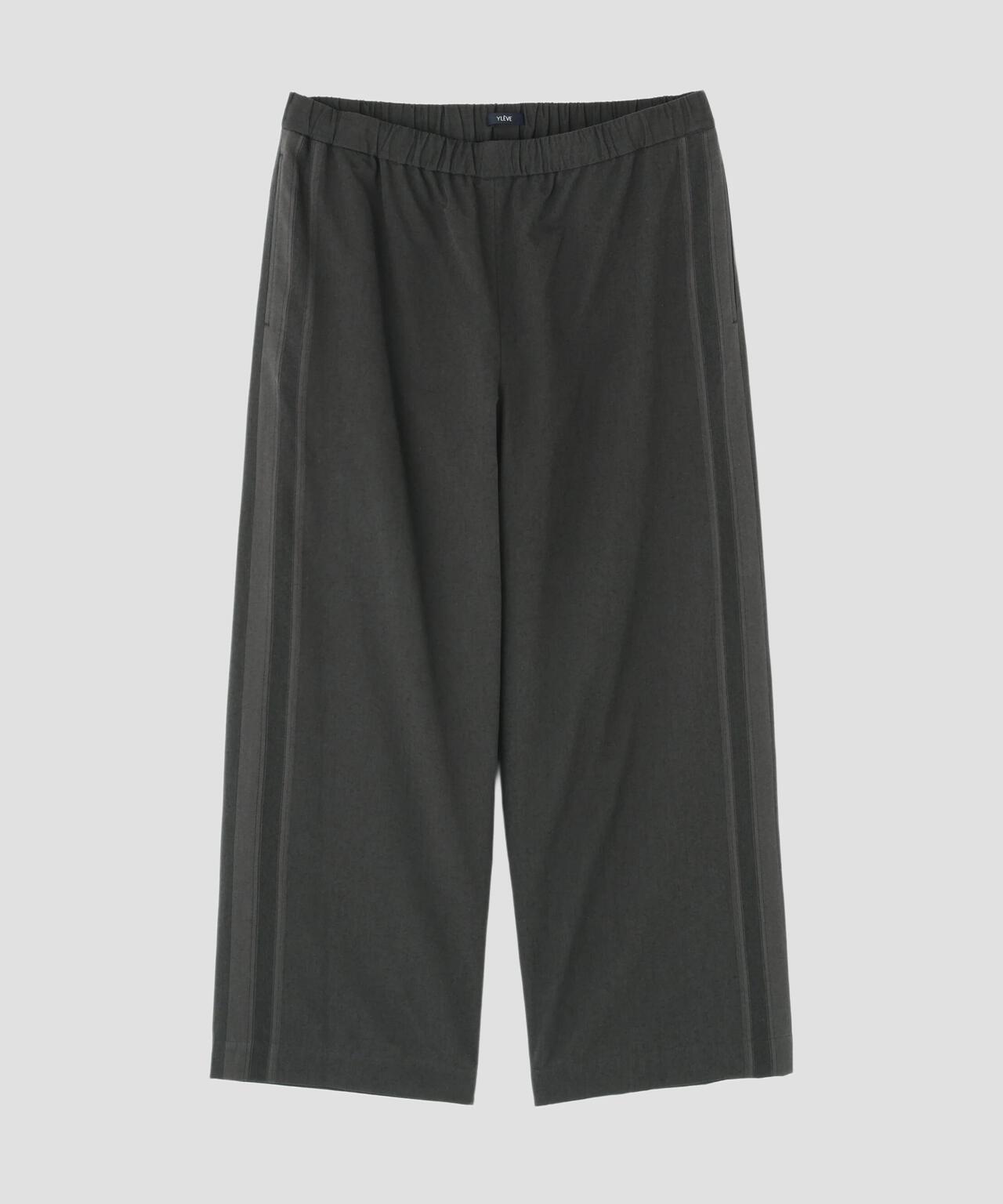YLEVE / DOBBY STRIPE CHAMBRAY EASY TROUSERS MEN