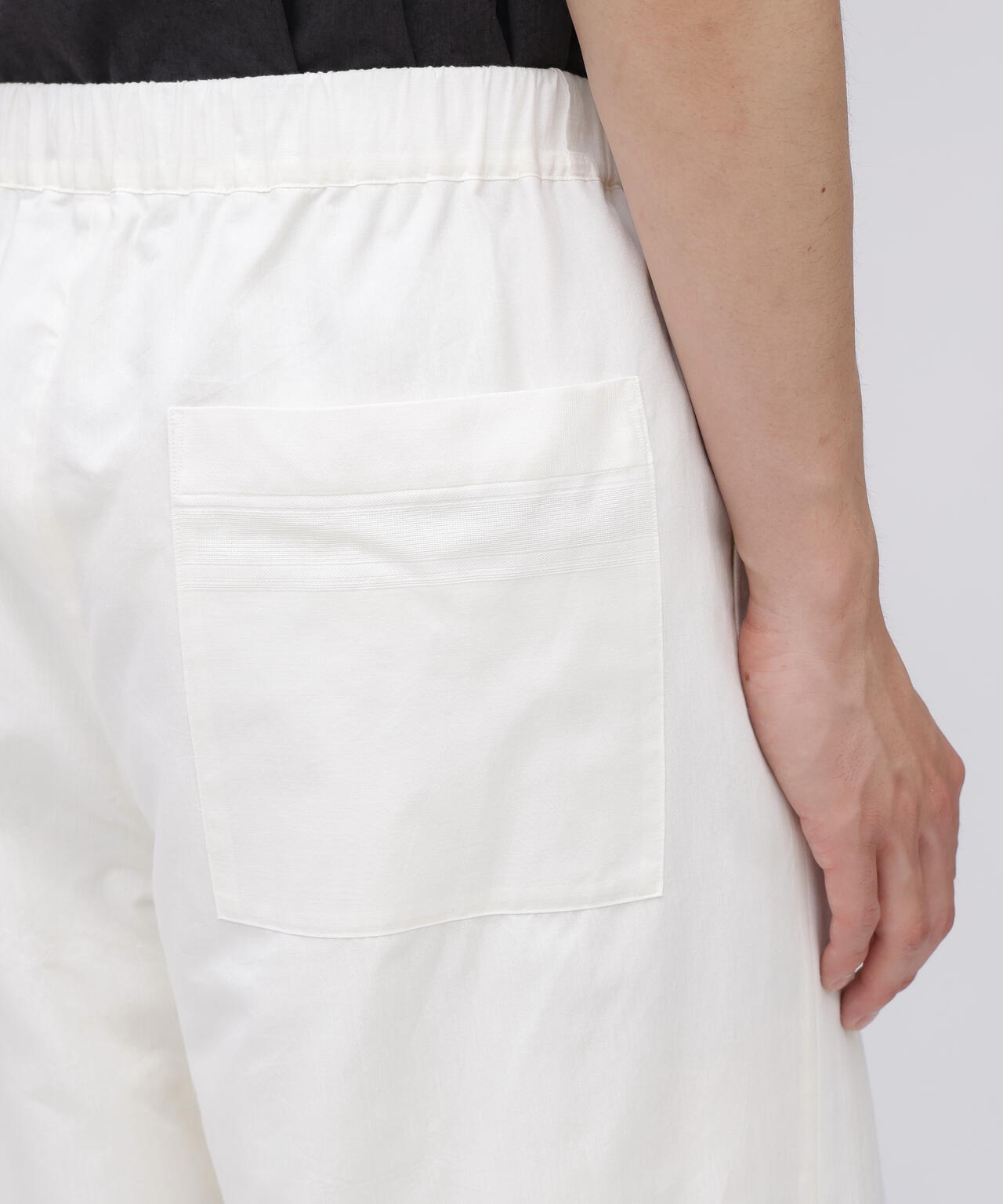 YLEVE / DOBBY STRIPE CHAMBRAY EASY TROUSERS MEN