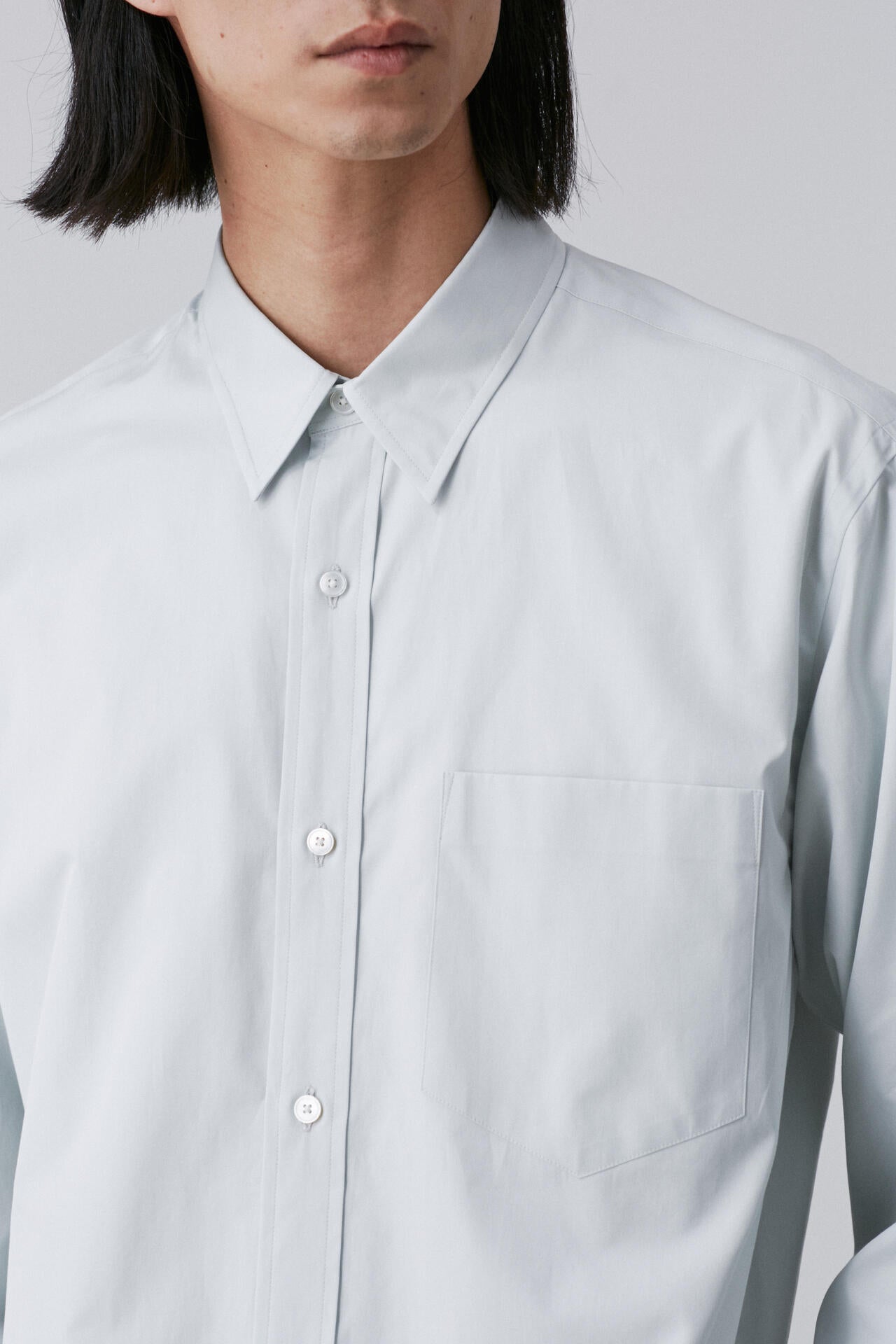 YLEVE / COTTON BROAD SHIRT