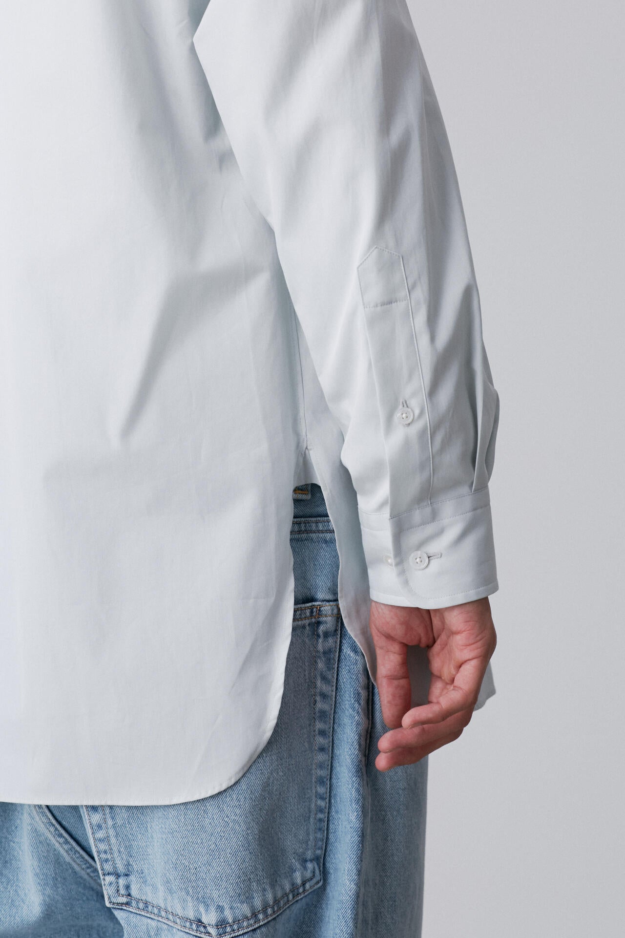YLEVE / COTTON BROAD SHIRT