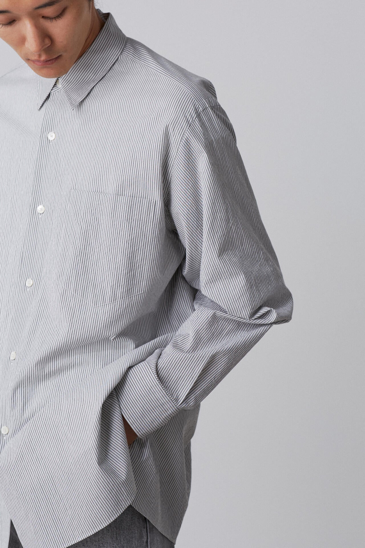YLEVE / COTTON STRIPE / CHECK SHIRT