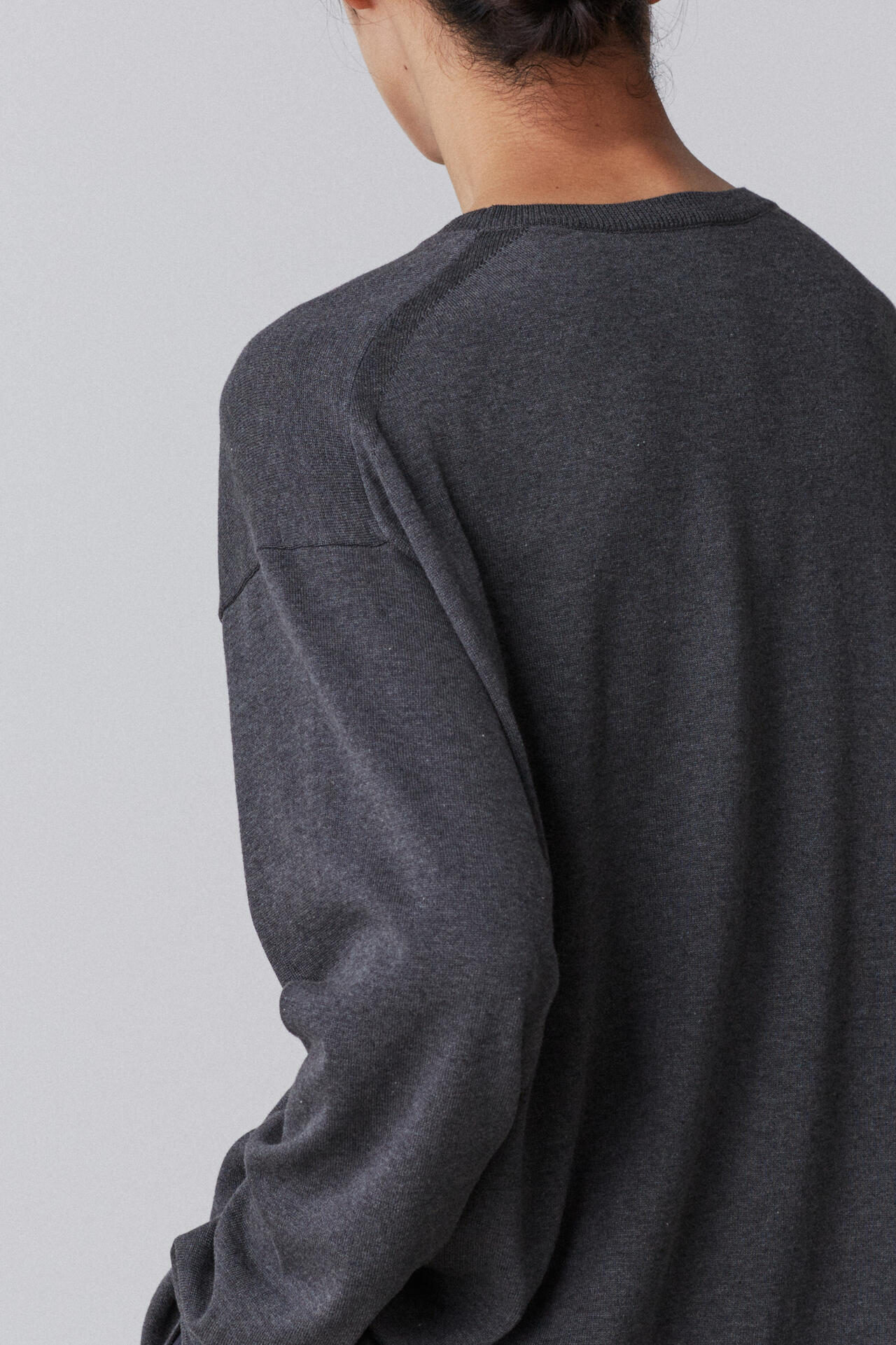 YLEVE / GAS SINGEING COTTON KNIT PULL OVER