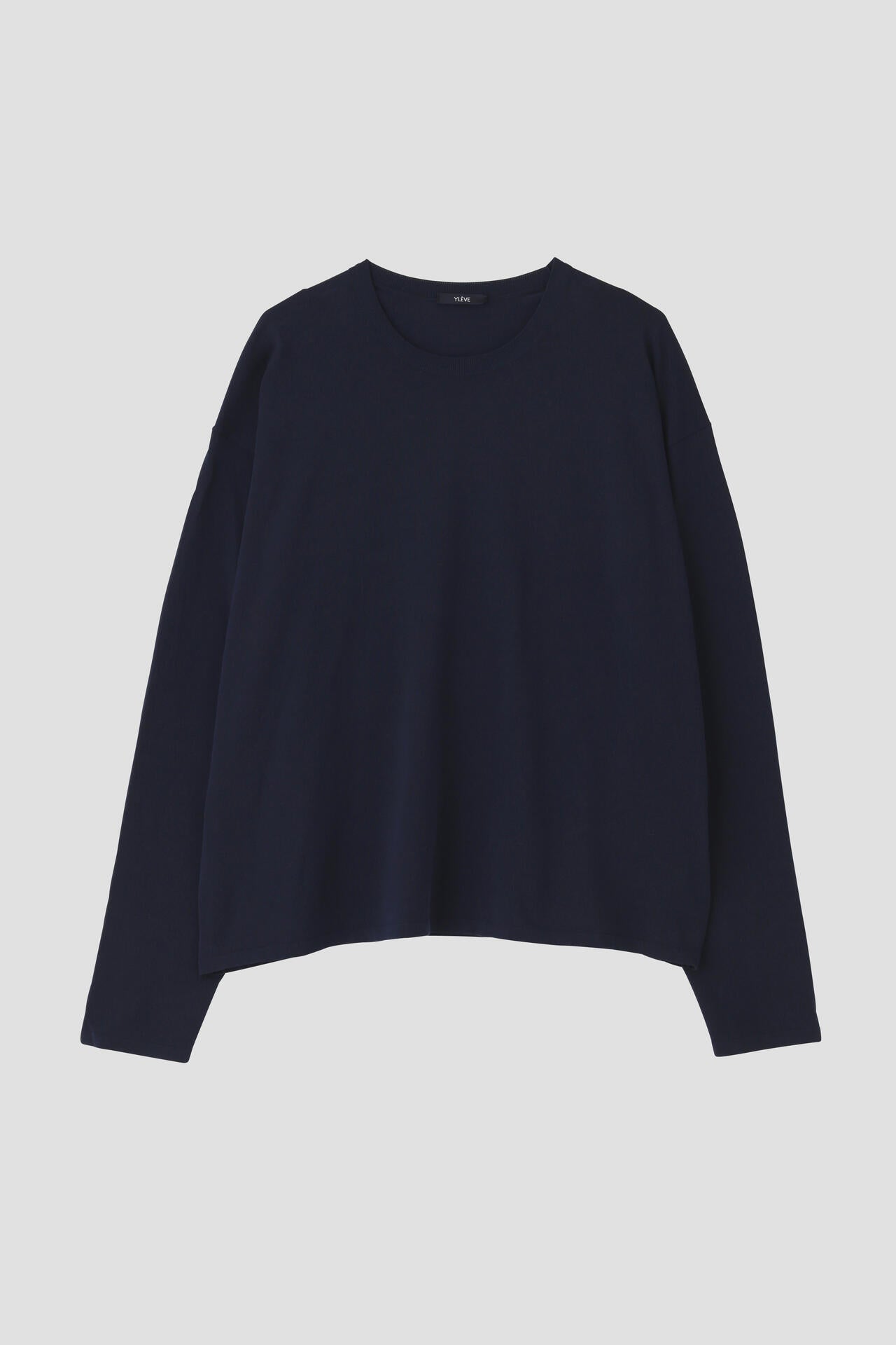 YLEVE / GAS SINGEING COTTON KNIT PULL OVER