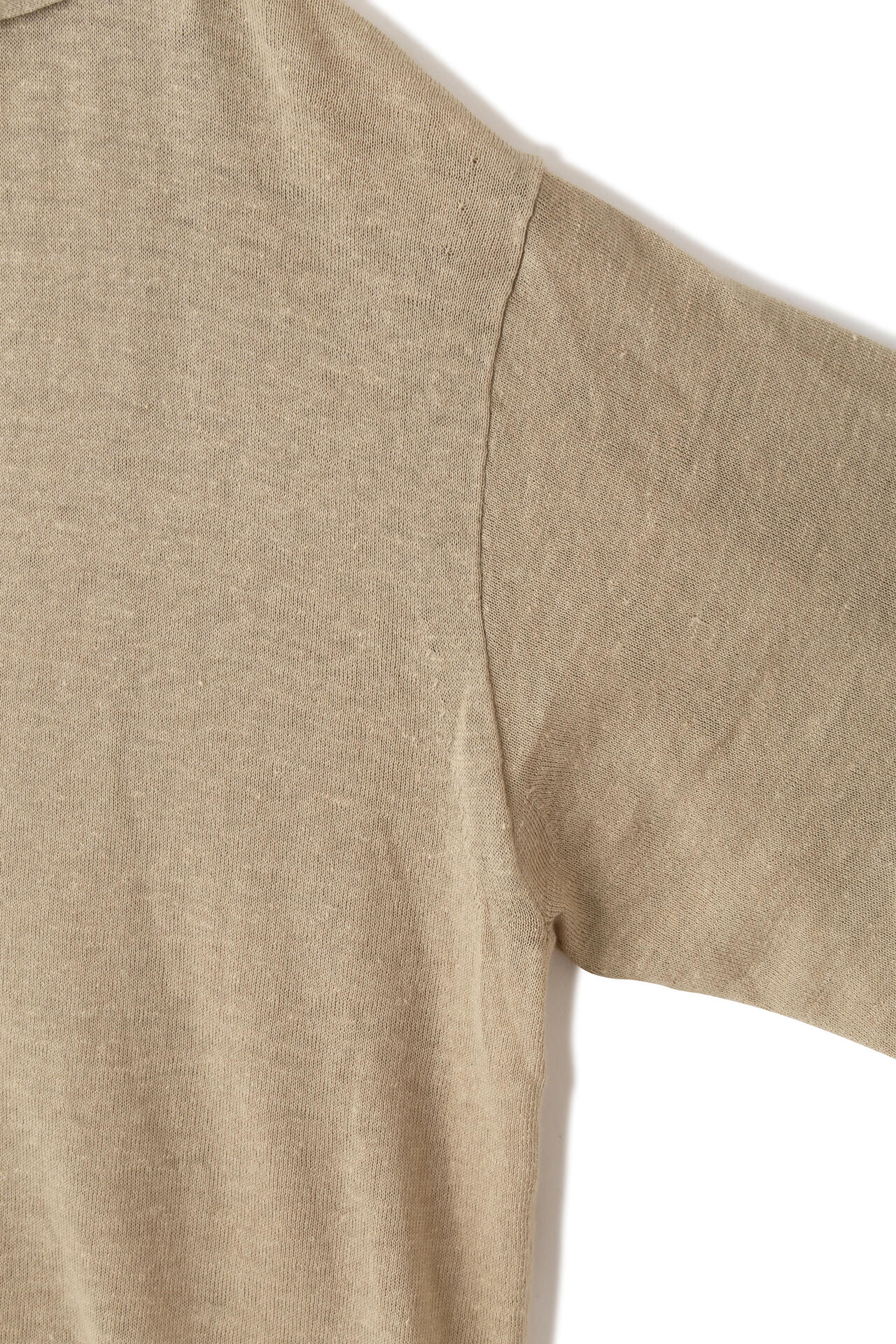 YLEVE / LINEN COTTON SKIPPER KNIT PULL OVER