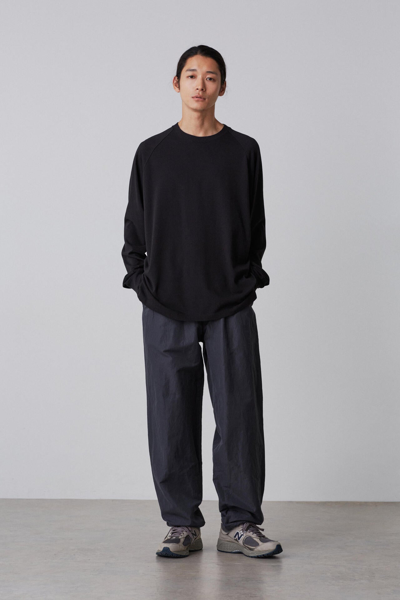 YLEVE / SUPIMA COTTON CUPRA LONG SLEEVE T‐SHIRT
