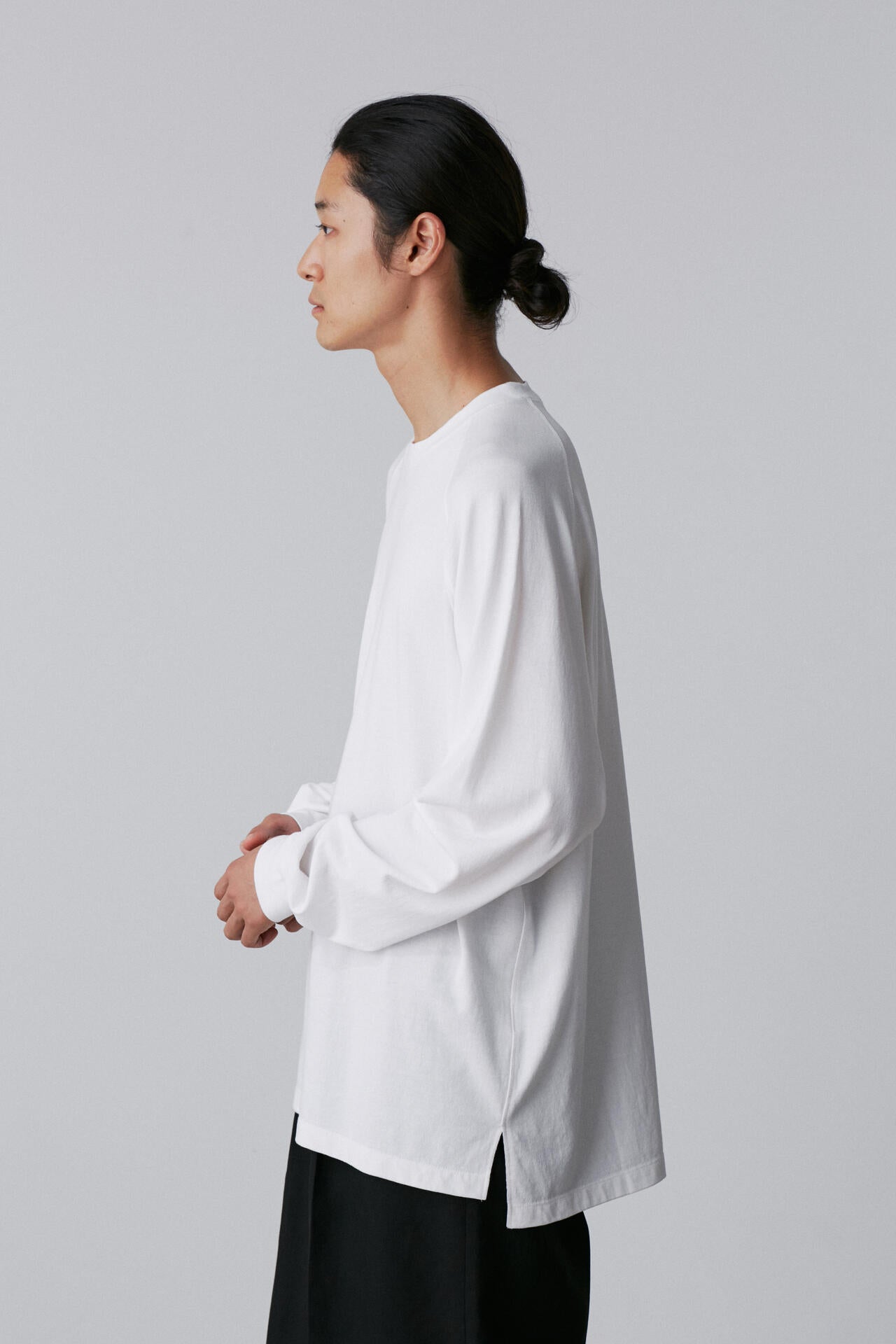 YLEVE / SUPIMA COTTON CUPRA LONG SLEEVE T‐SHIRT