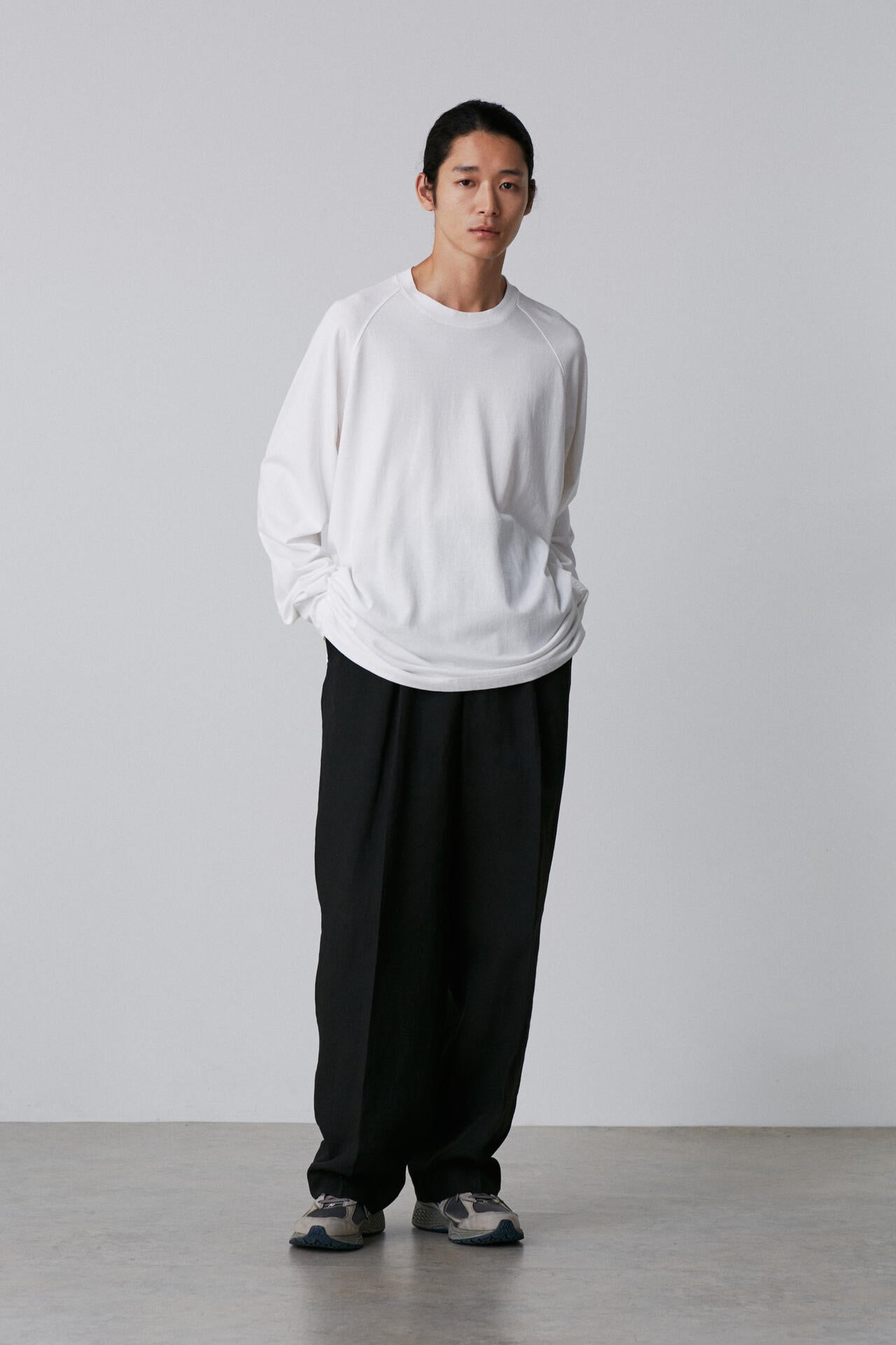 YLEVE / SUPIMA COTTON CUPRA LONG SLEEVE T‐SHIRT