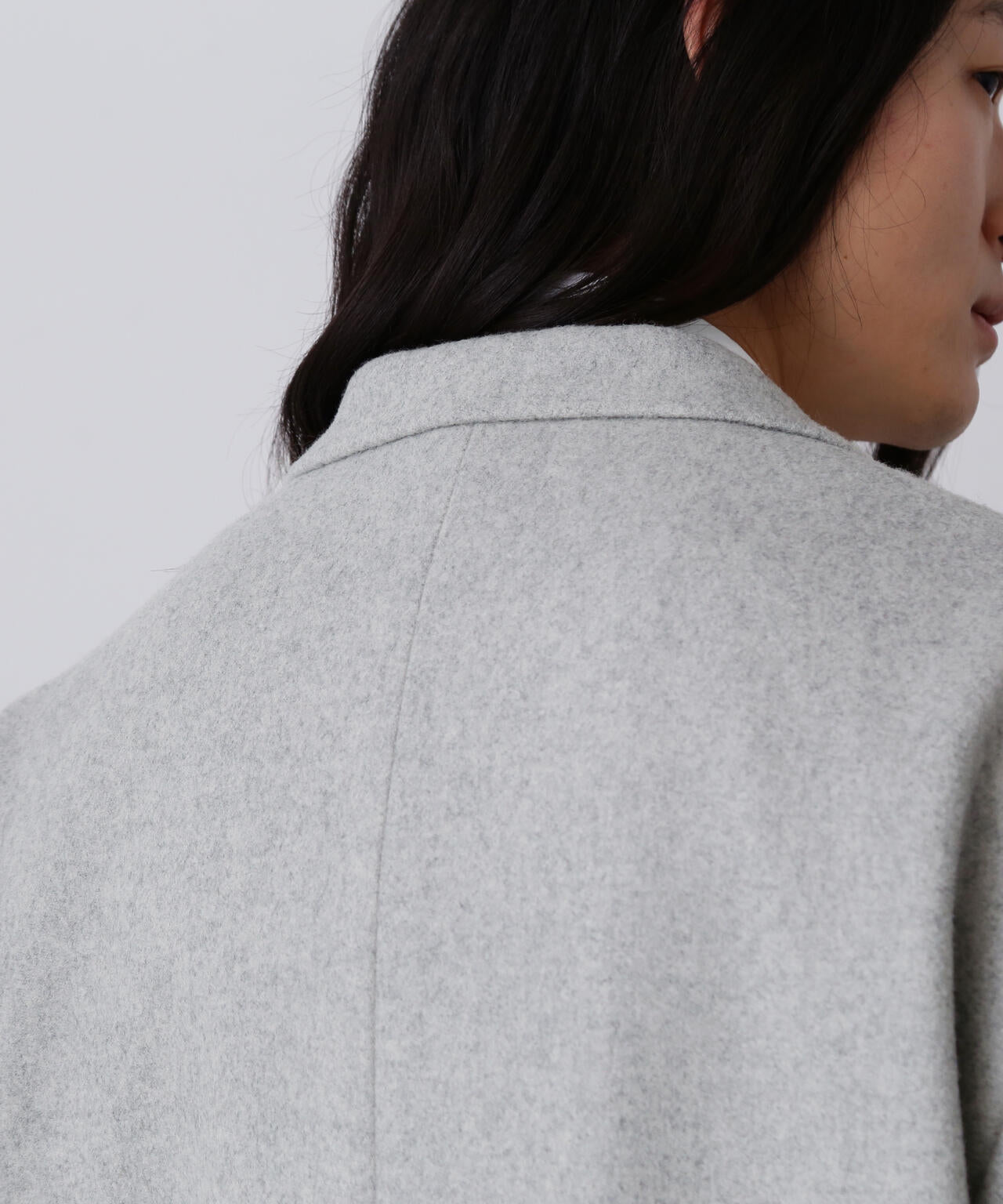 YLEVE / NON MULESING WOOL OVERDYE MELTON JACKET
