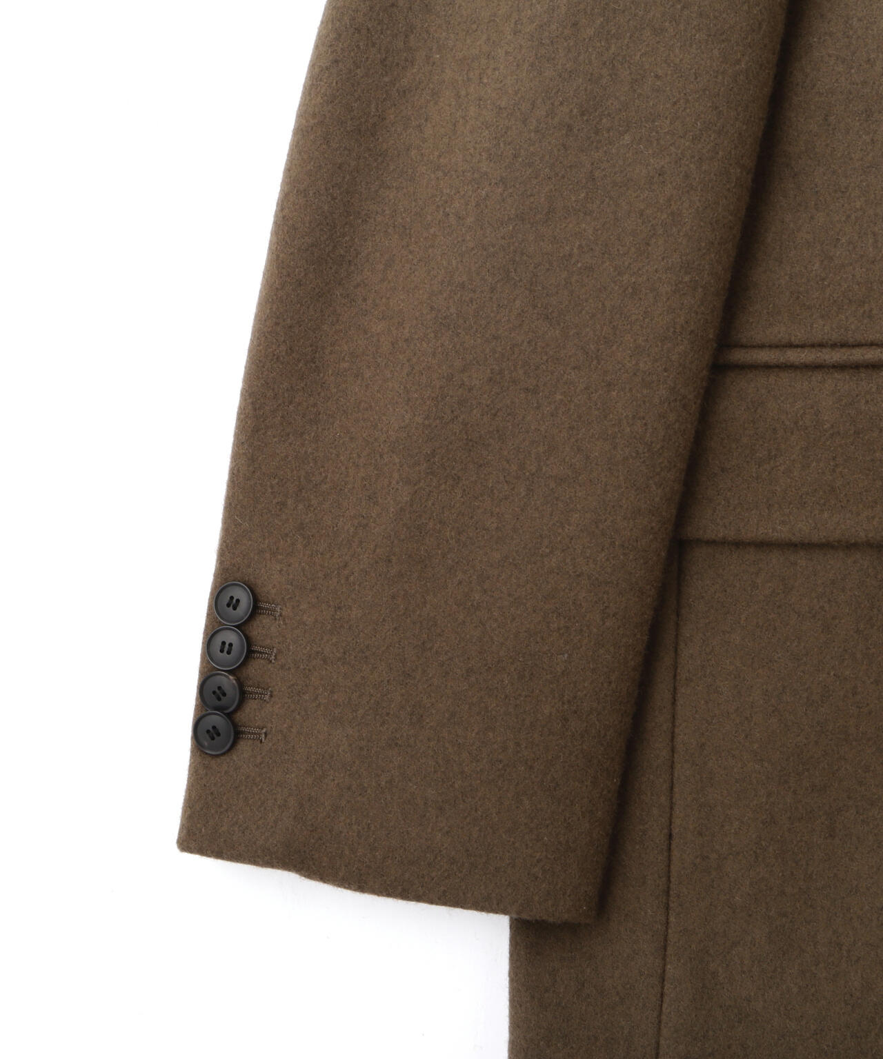 YLEVE / NON MULESING WOOL OVERDYE MELTON JACKET