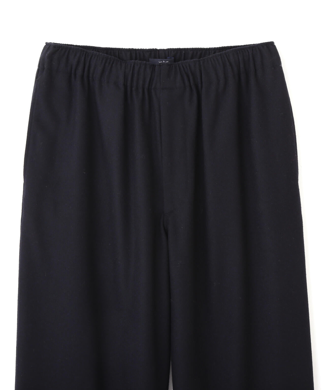 YLEVE / SUPER120's WOOL FLANNEL EASY TROUSERS