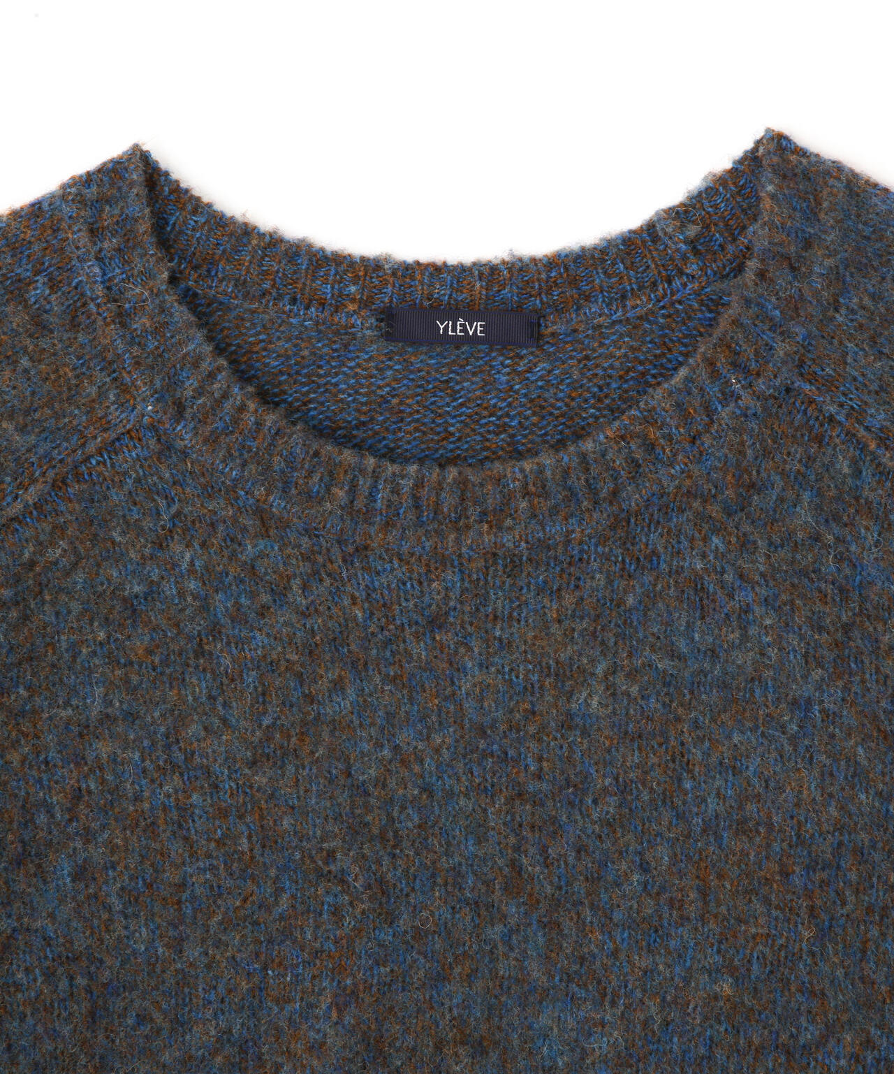 YLEVE / ITARIAN MERINO WOOL MELANGE KNIT PULL OVER