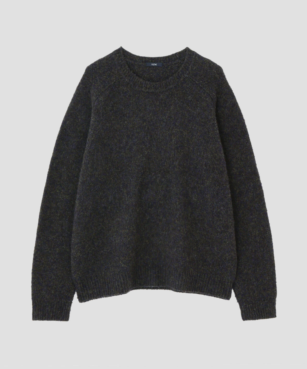 YLEVE / ITARIAN MERINO WOOL MELANGE KNIT PULL OVER