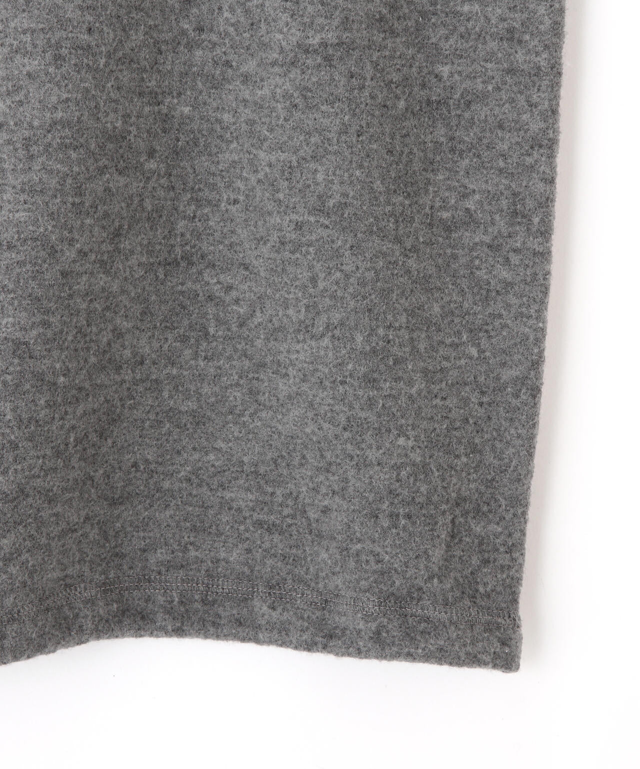 YLEVE / ULTRAFINE MERINO MILLED WOOL KNIT HALF ZIP PULL OVER