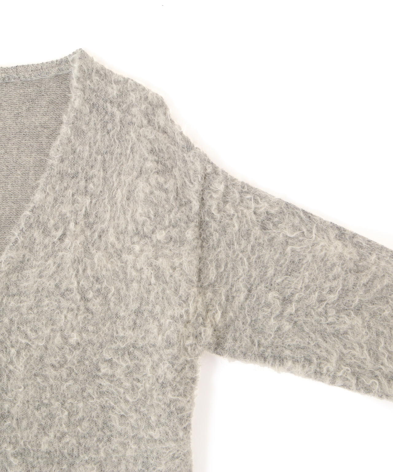YLEVE / MOHAIR NAPPING KNIT CARDIGAN