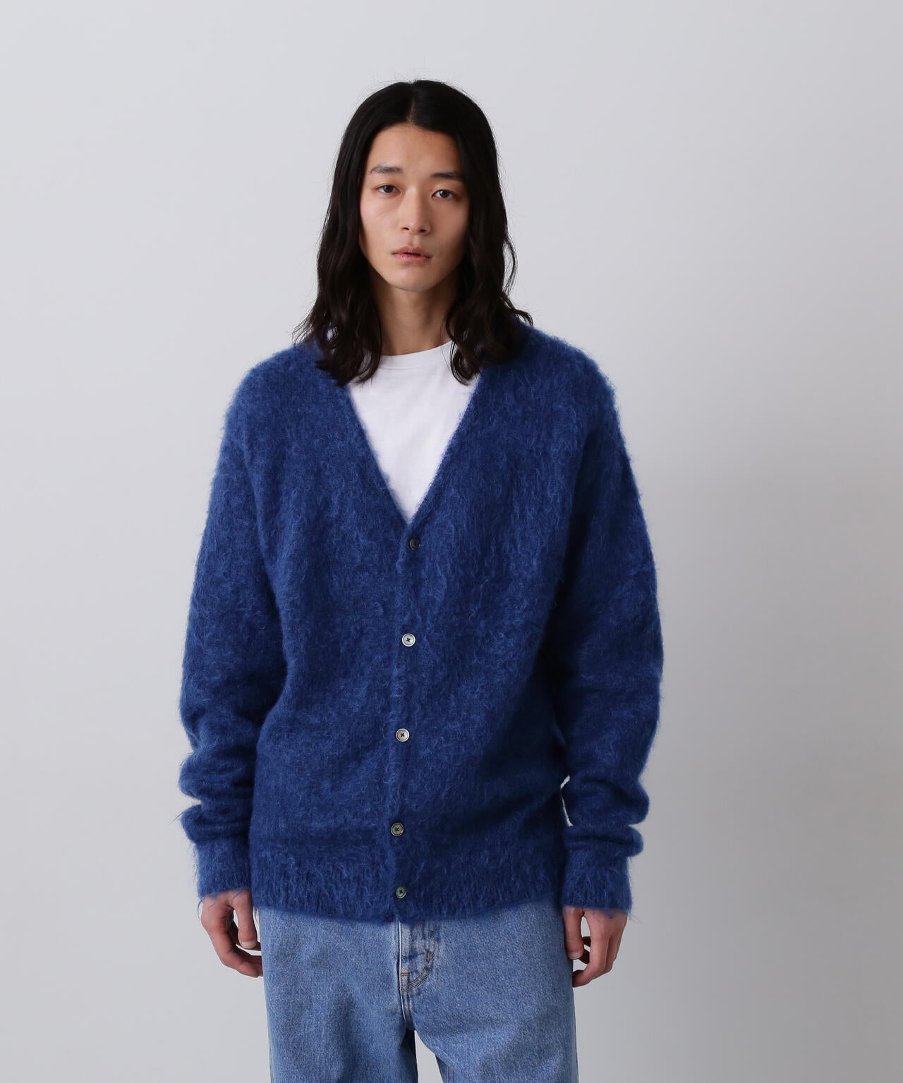 YLEVE / MOHAIR NAPPING KNIT CARDIGAN