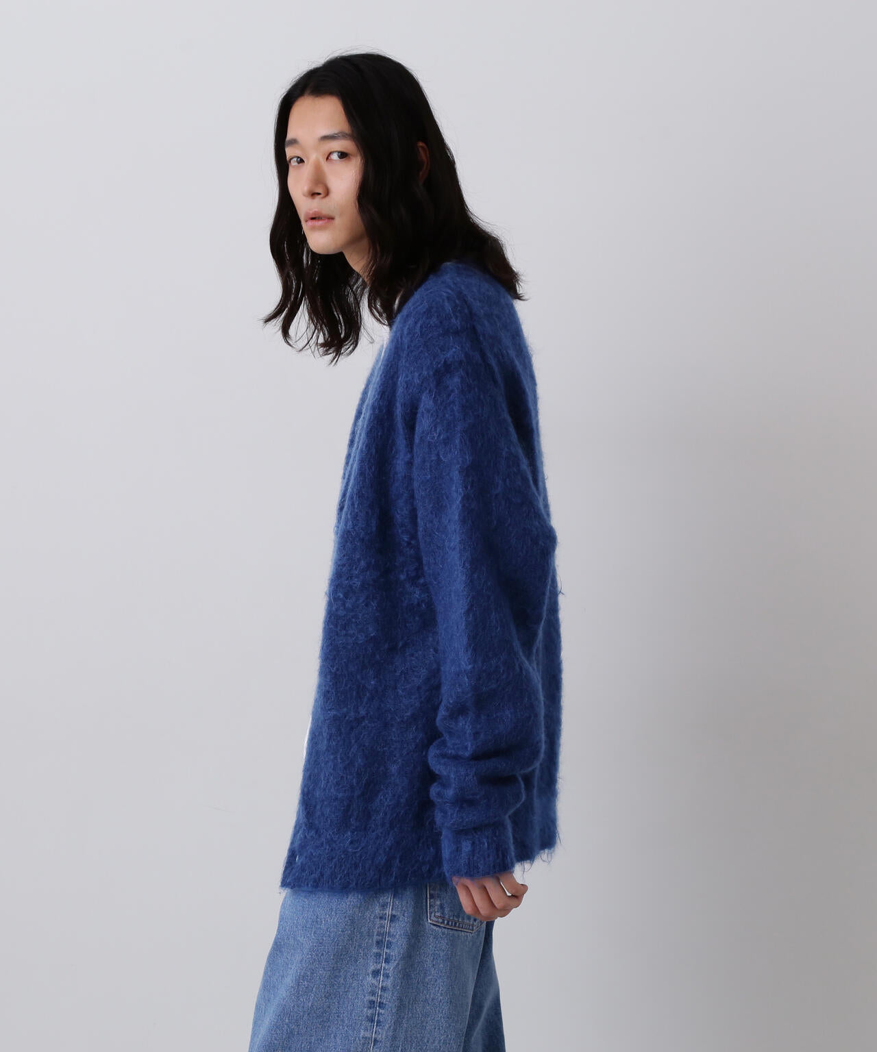 YLEVE / MOHAIR NAPPING KNIT CARDIGAN