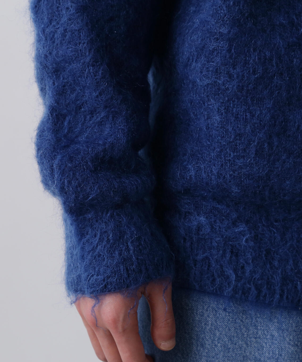 YLEVE / MOHAIR NAPPING KNIT CARDIGAN