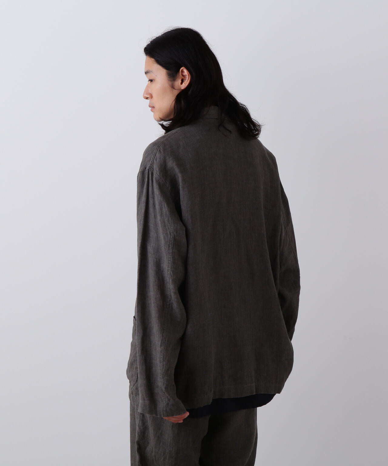 YLEVE / LINEN POPLIN JACKET
