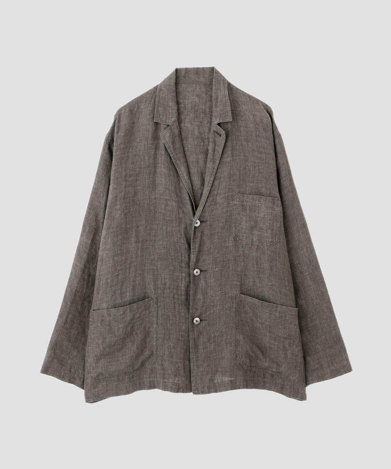 YLEVE / LINEN POPLIN JACKET