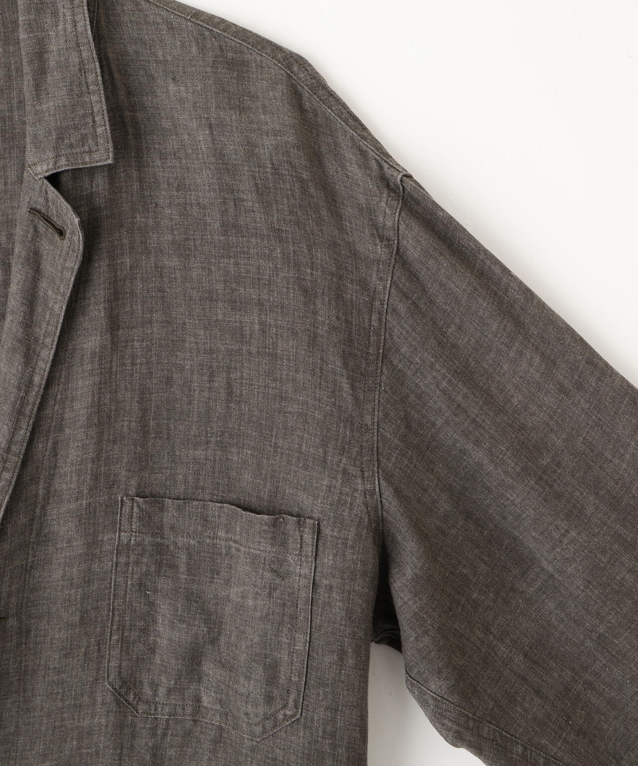 YLEVE / LINEN POPLIN JACKET