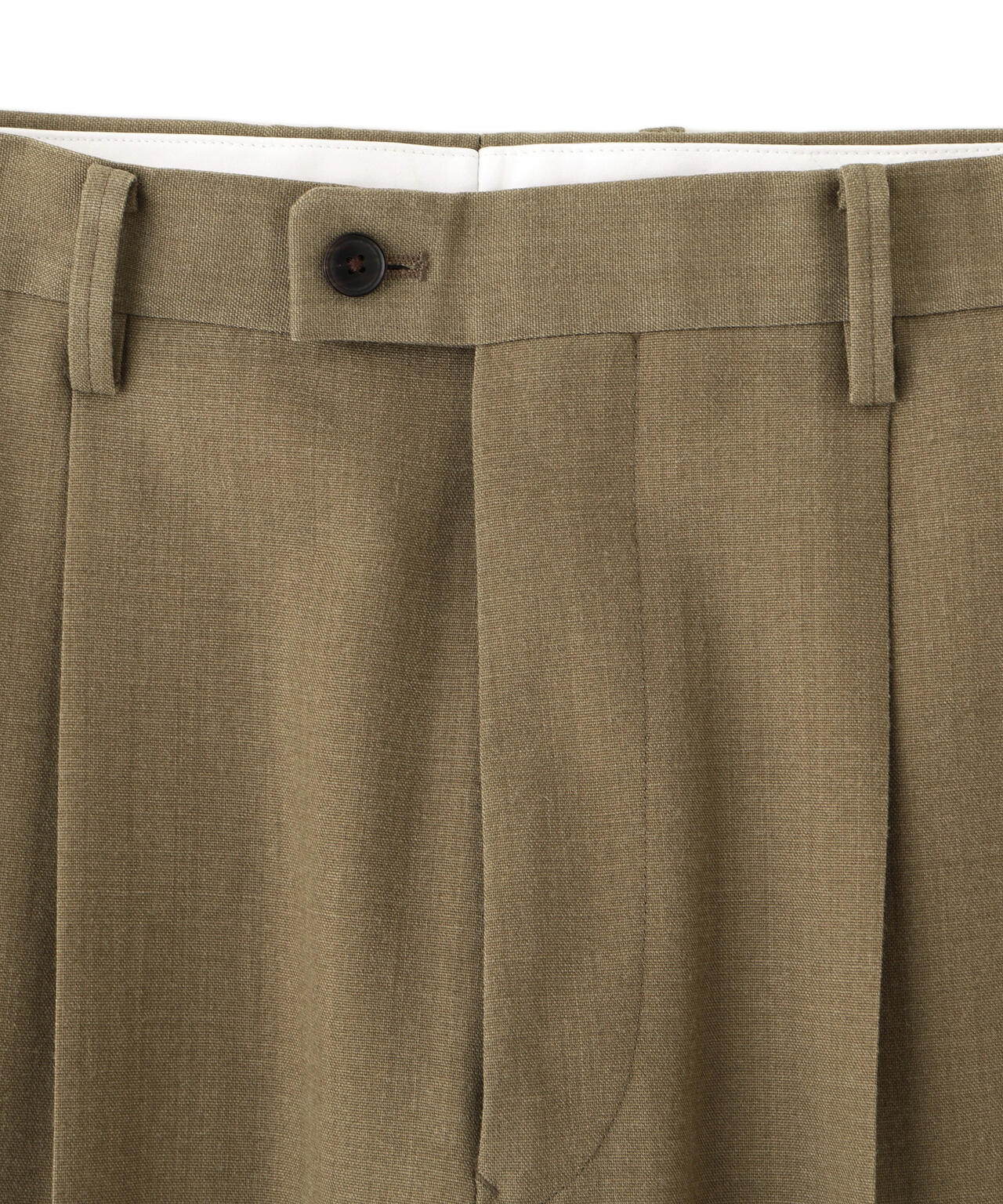 YLEVE / VINTAGE PIGMENTDYE WOOL TACK TROUSERS