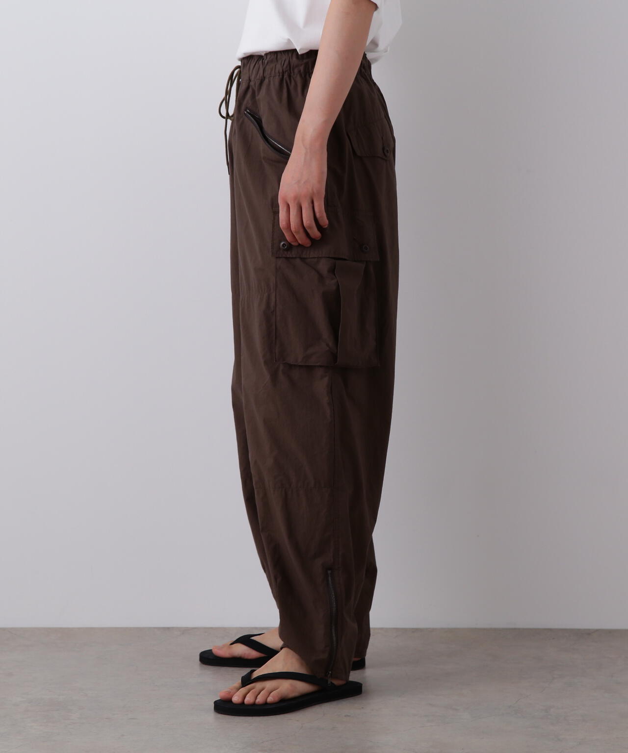 YLEVE / HIGH DENSITY TYPEWRITER COTTON CARGO PANTS