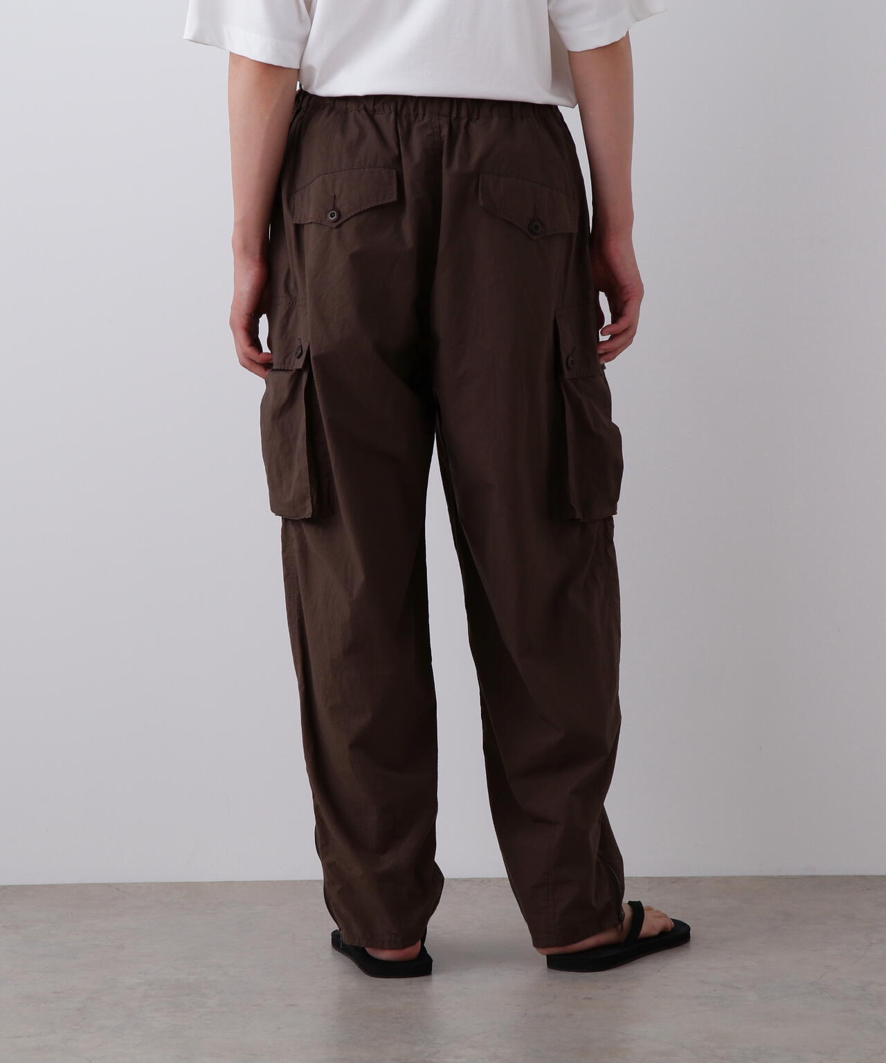 YLEVE / HIGH DENSITY TYPEWRITER COTTON CARGO PANTS