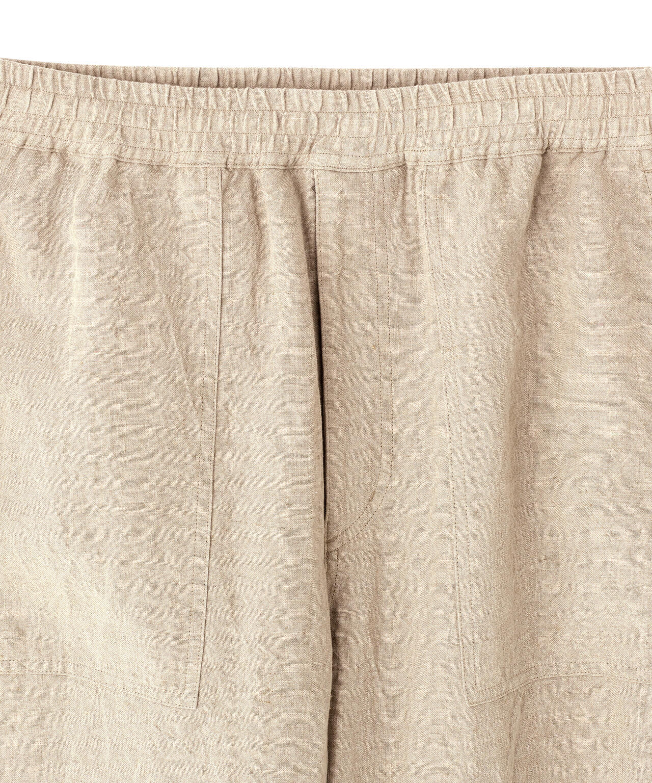 YLEVE / LINEN CANVAS EAZY PANTS
