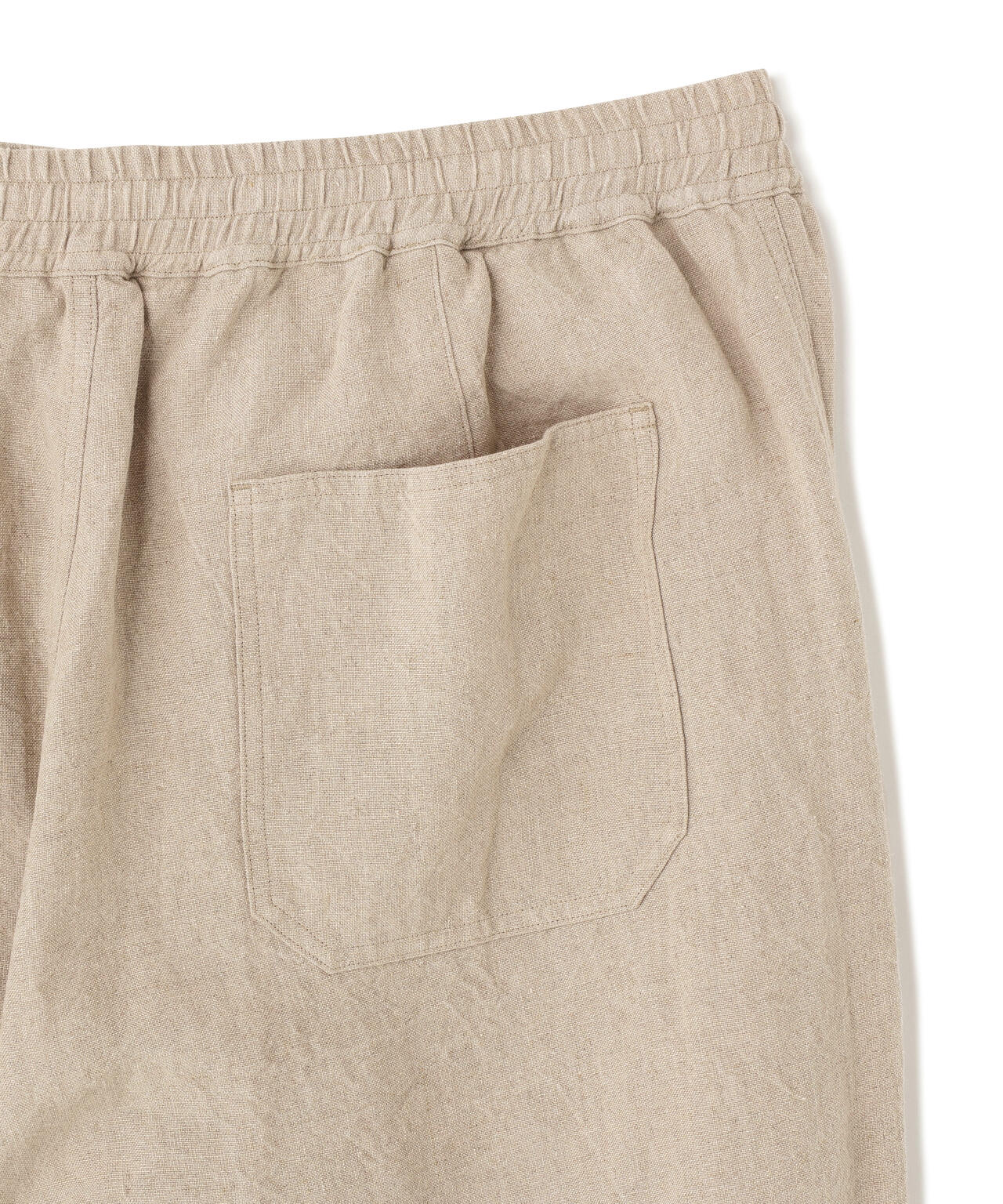 YLEVE / LINEN CANVAS EAZY PANTS