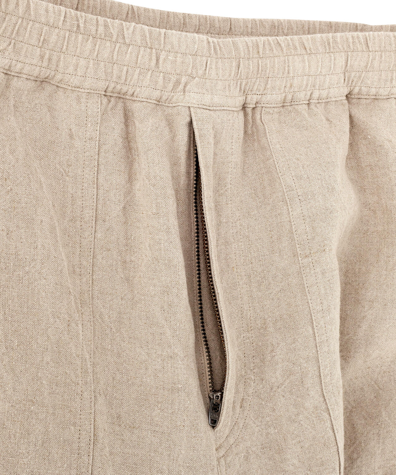 YLEVE / LINEN CANVAS EAZY PANTS