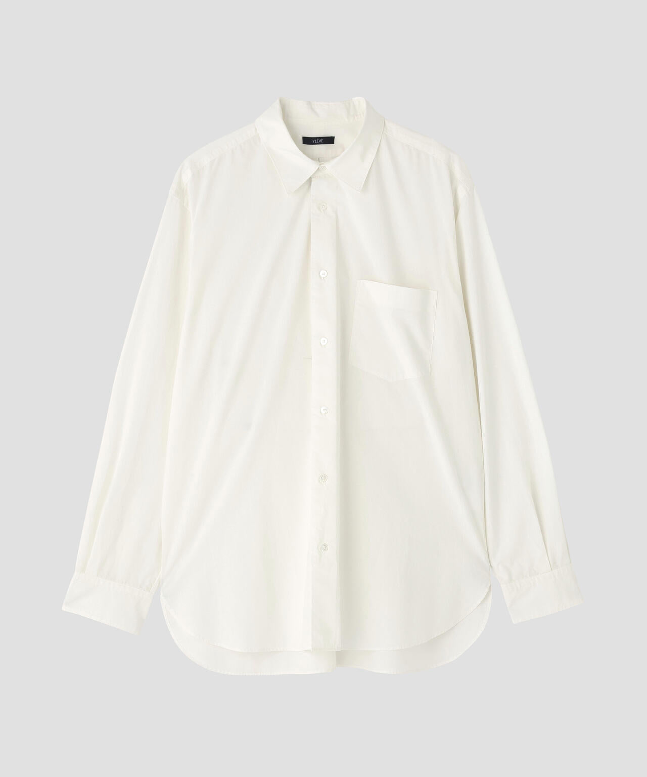 YLEVE / COTTON SILK TYPEWRITER SHIRT