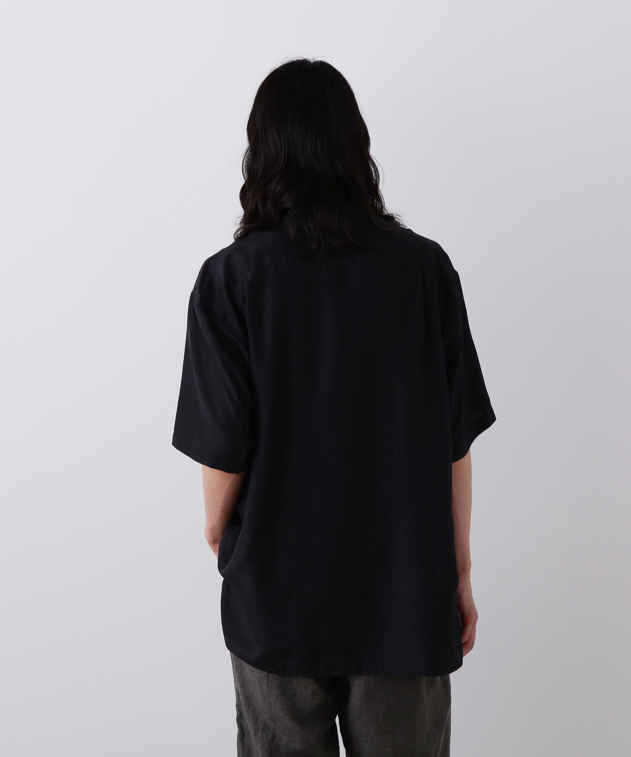 YLEVE / SILK HABUTAE SHIRT
