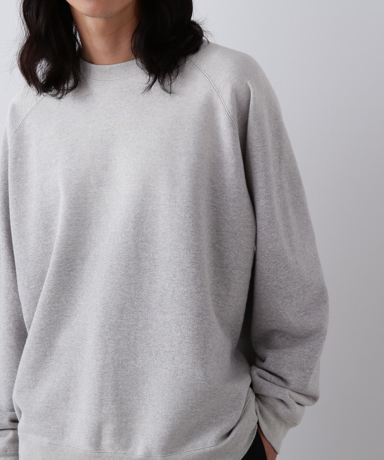 YLEVE / ORGANIC COTTON SUN FADED SWEAT PULLOVER