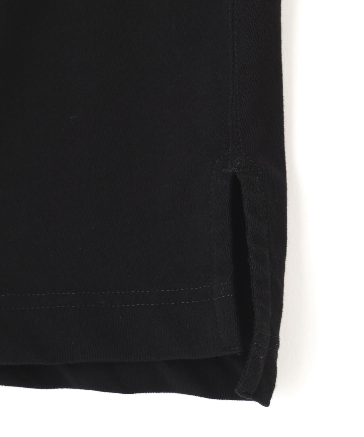 YLEVE / COTTON HIGH-TWISTED JERSEY HENRY NECK T-SHIRT