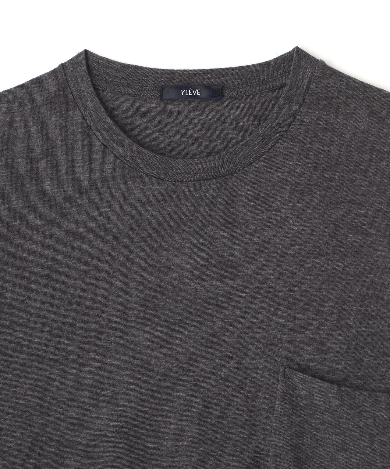 YLEVE / TETRON COTTON SLUB YARN JERSEY POCKET T-SHIRT