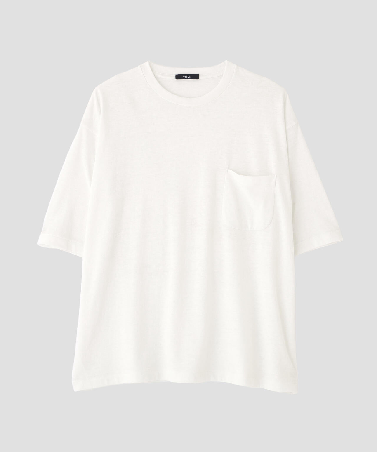 YLEVE / TETRON COTTON SLUB YARN JERSEY POCKET T-SHIRT