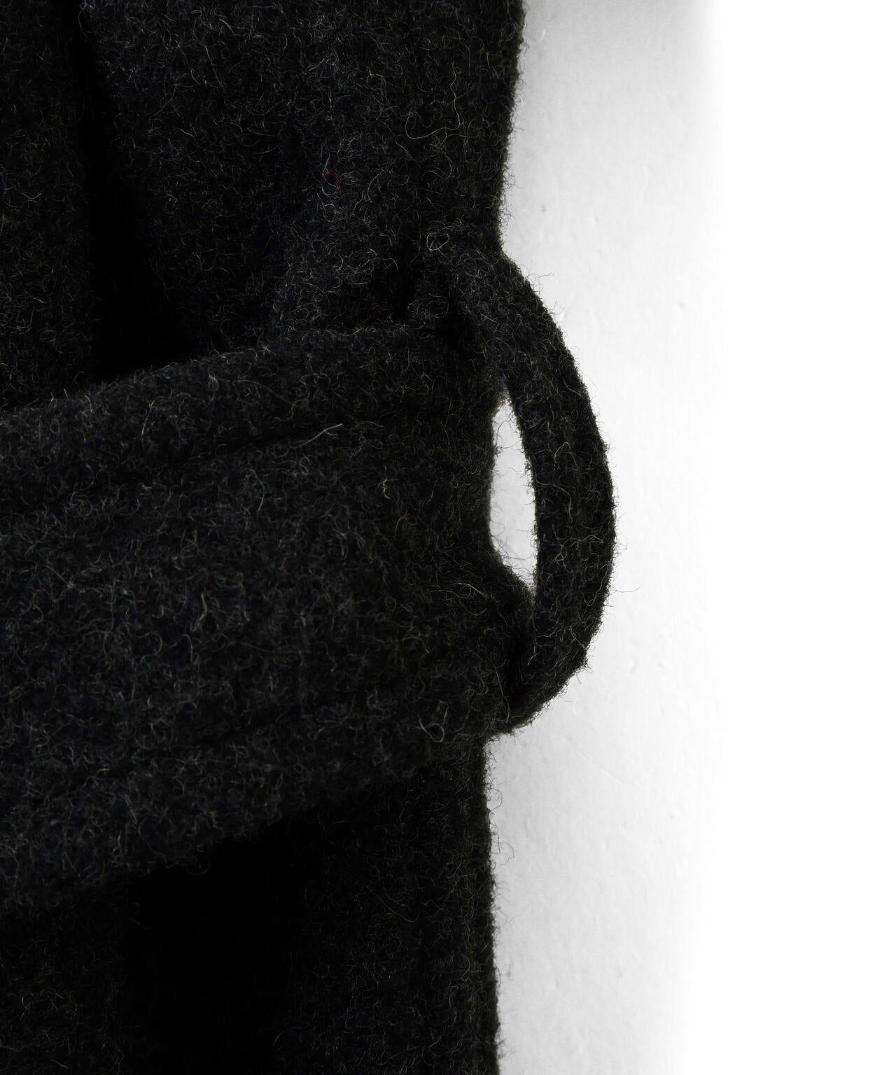 YLEVE / BLANKET-BRUSHED WOOL LONG COAT