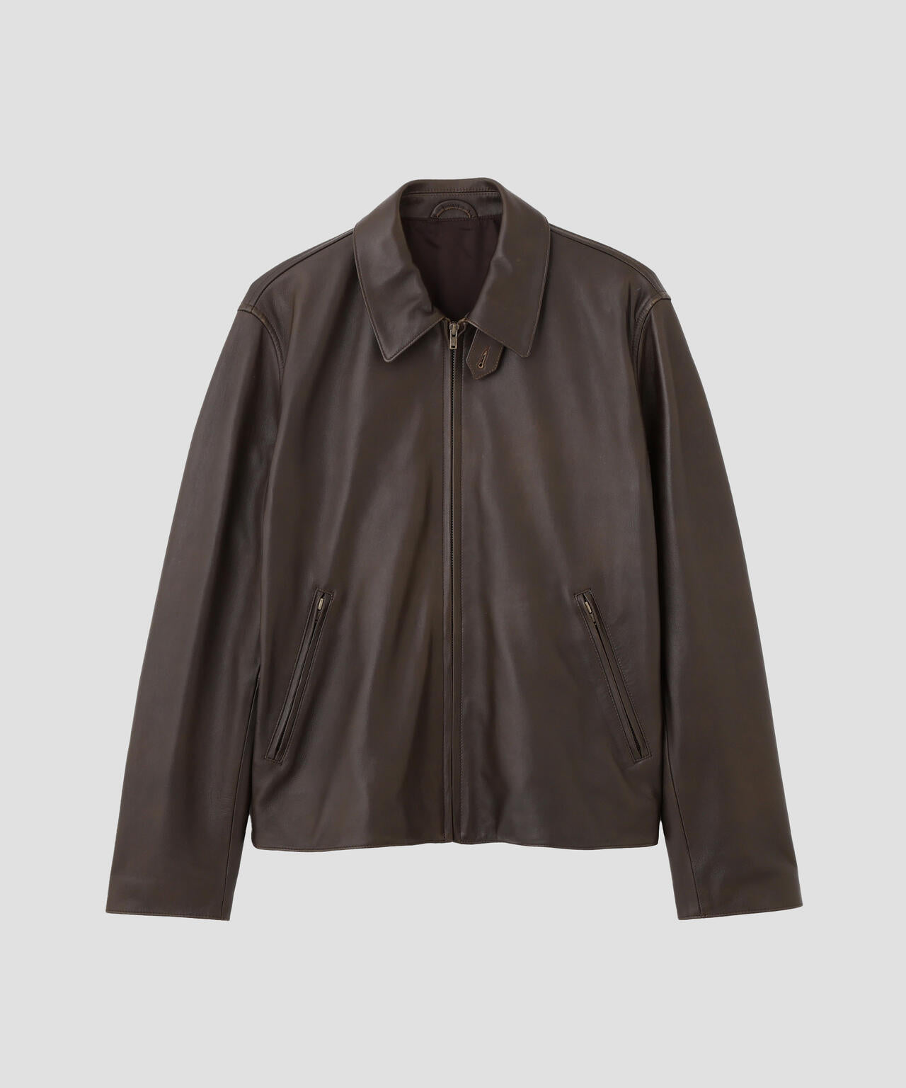 YLEVE / SHEEP AVIATOR LEATHER JACKET