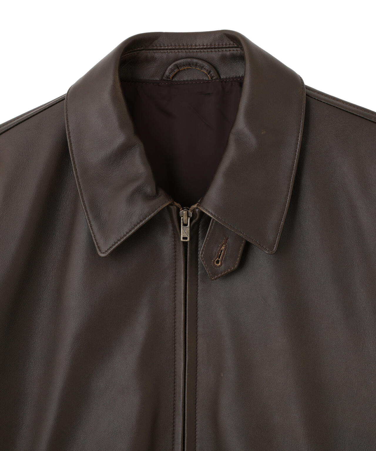 YLEVE / SHEEP AVIATOR LEATHER JACKET