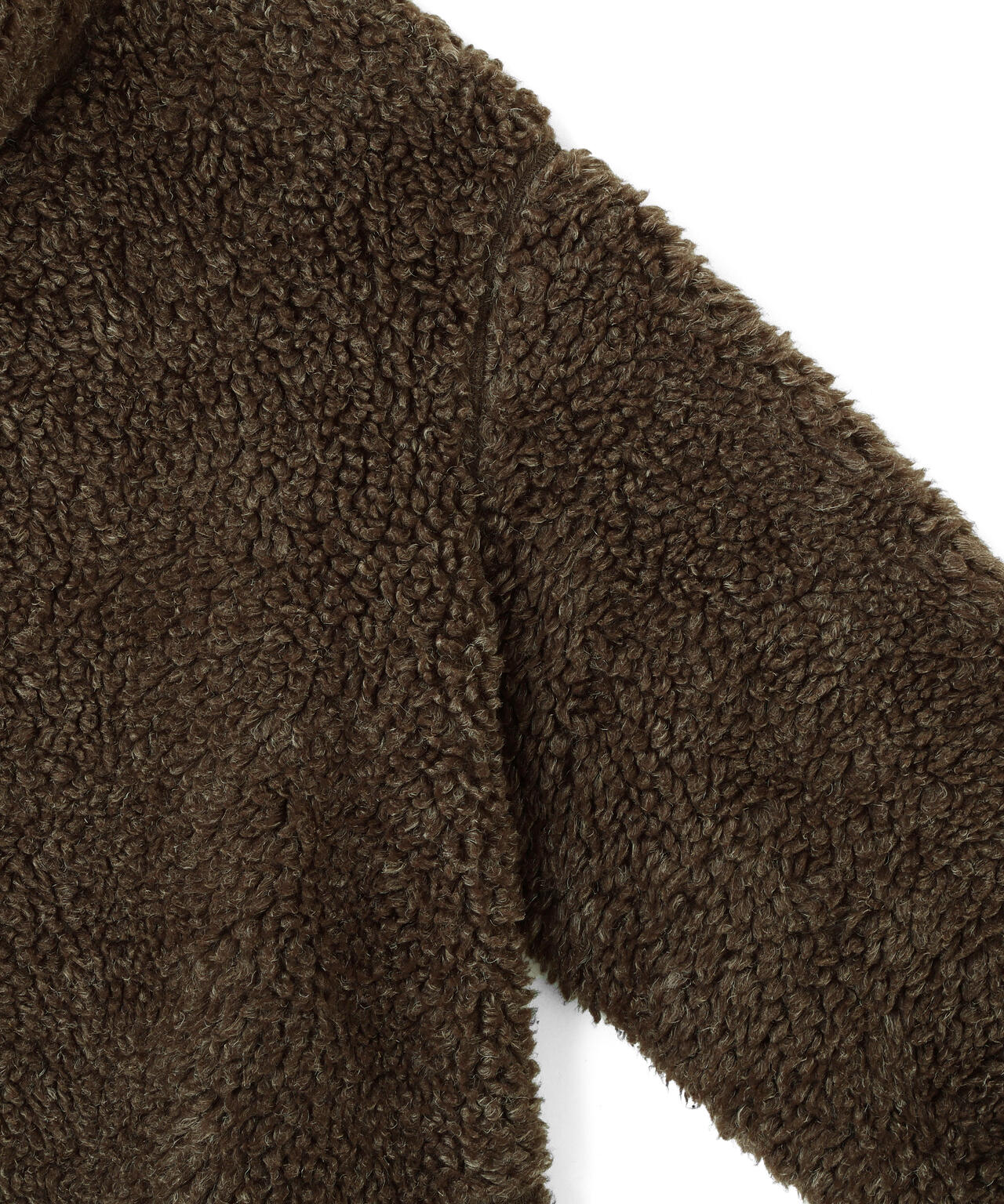 YLEVE / LINEN RAMIE POLYESTER BOA BLOUSON