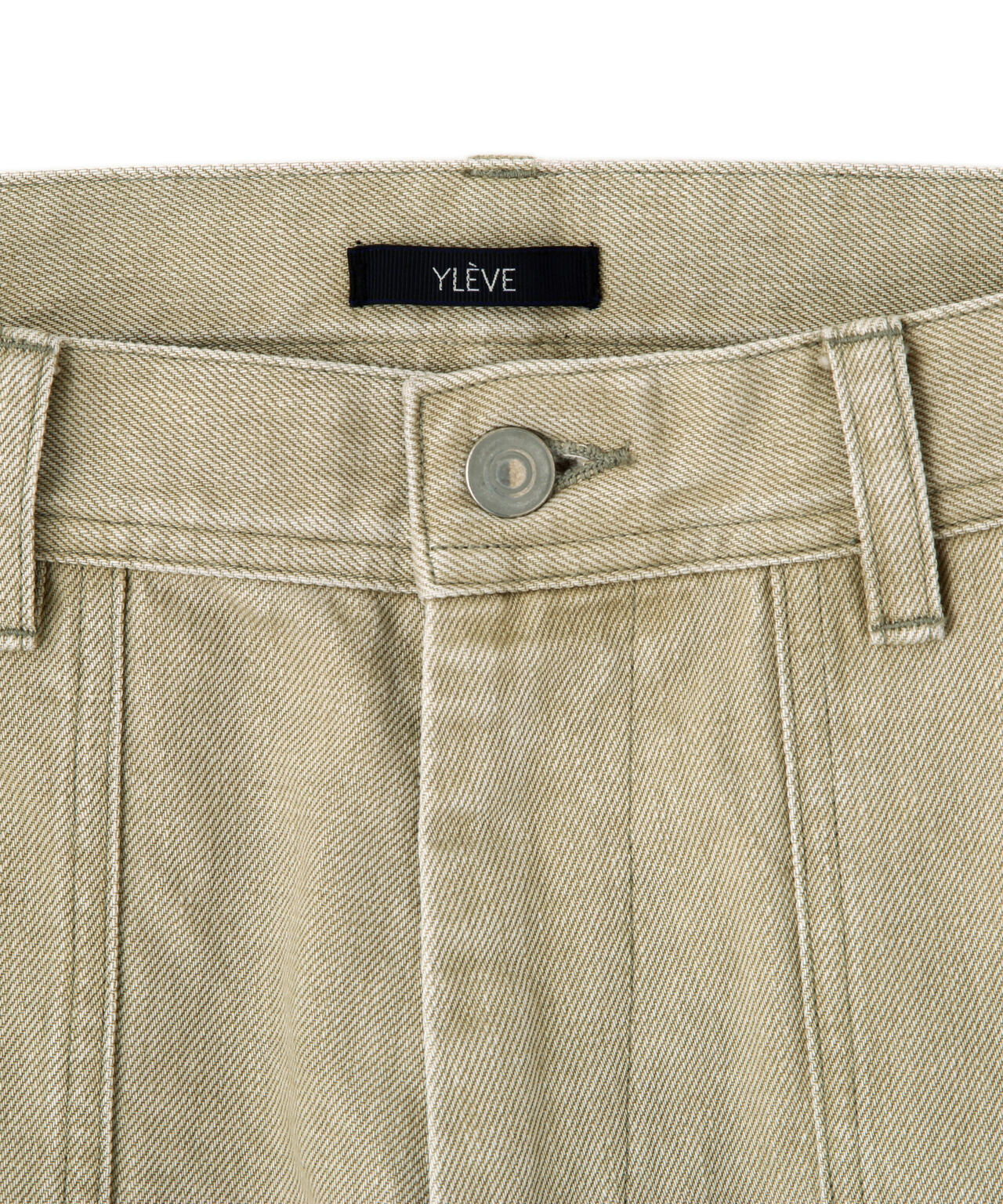 YLEVE / SUN-FADED COTTON TWILL PANTS