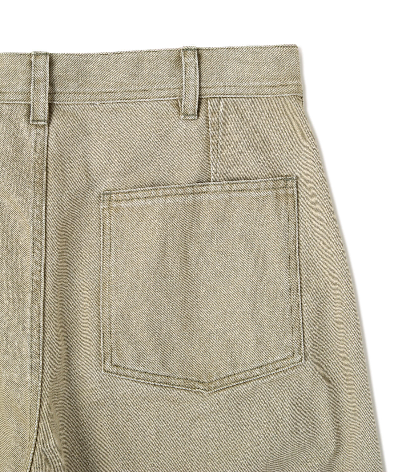 YLEVE / SUN-FADED COTTON TWILL PANTS