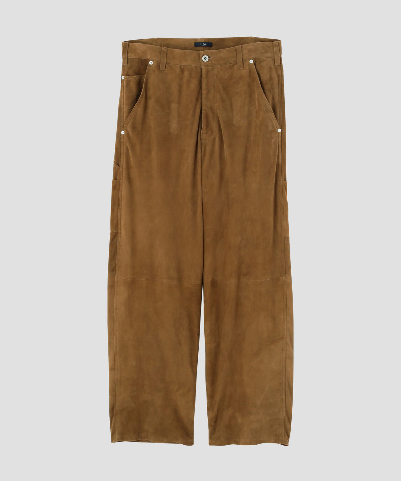 YLEVE / ROUGH GOAT SUEDE PAINTER PANTS