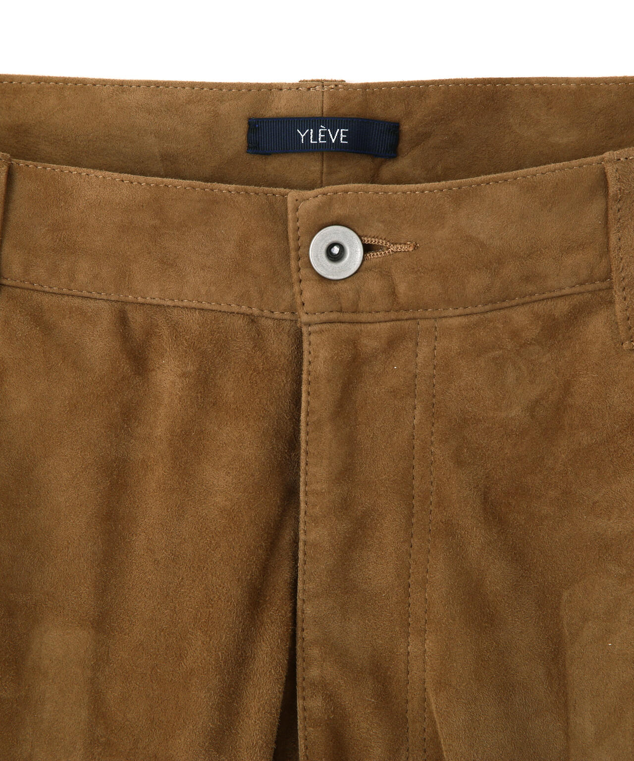 YLEVE / ROUGH GOAT SUEDE PAINTER PANTS
